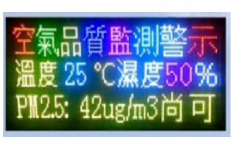 PM2.5空氣品質監測LED顯示器