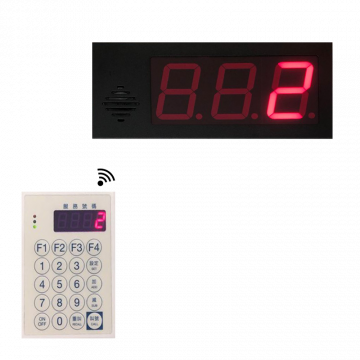 四英吋無線一對一叫號機